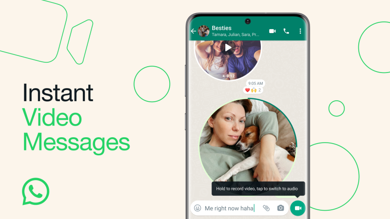 WhatsApp Latest Feature: Send Video Voice Notes In The UAE