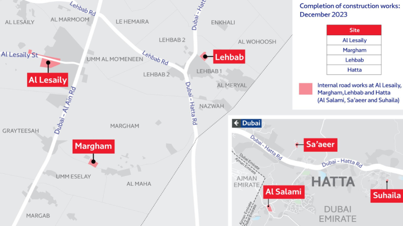 Dubai Road Improvements Mapped: 4 Key Routes Upgraded