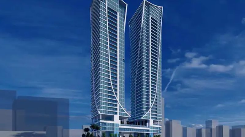 Dubai-twin-tower-project