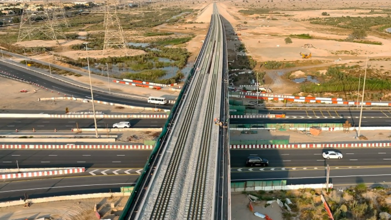 Etihad Rail Video Shows UAE’s Huge 10 Million Capacity Rail Bridge