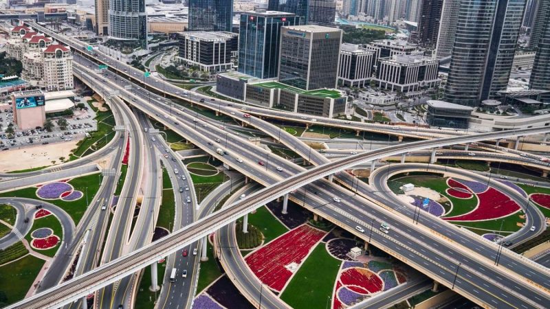 Dubai Traffic Flow In Business District, Urban Areas Among Smoothest In The World