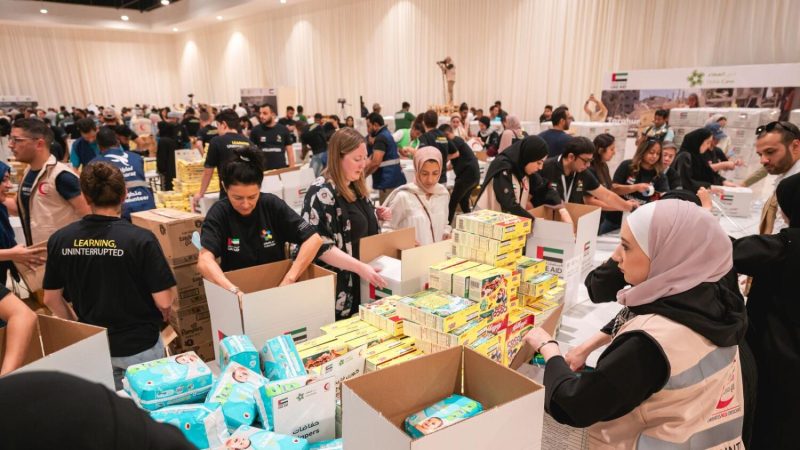 Aid For Gaza: Dubai Residents Pack 25,000 Relief Boxes For Palestinians In Gaza