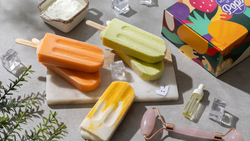 Homegrown Brand House Of Pops Launch Edible Beauty Ice Lollies